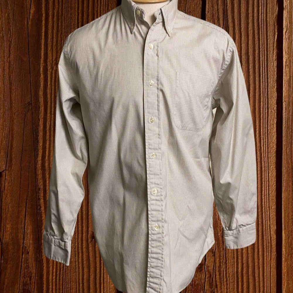 Gitman Bros. Mini Check Plaid Button Down Shirt